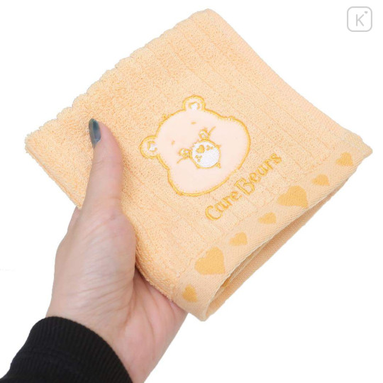 Japan Care Bears Mini Towel Jacquard Handkerchief - Friend Bear - 3