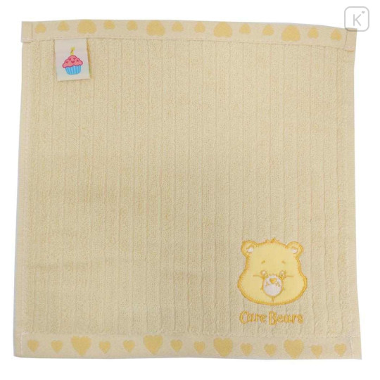 Japan Care Bears Mini Towel Jacquard Handkerchief - Birthday Bear - 1
