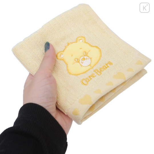 Japan Care Bears Mini Towel Jacquard Handkerchief - Birthday Bear - 3