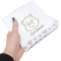 Japan Care Bears Mini Towel Jacquard Handkerchief - Sparkle Heart Bear - 3