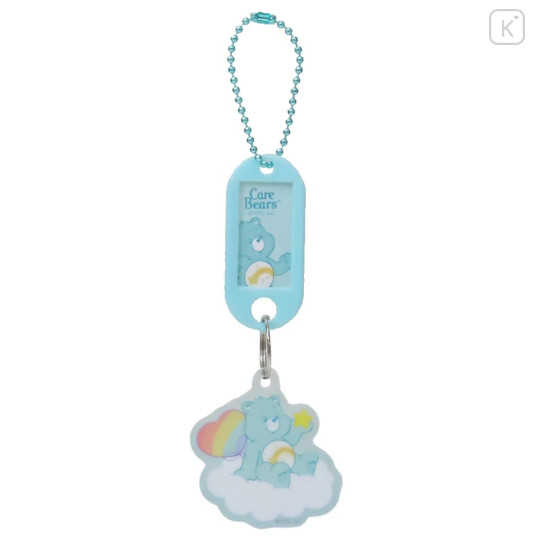 Japan Care Bears Acrylic Name Tag Keychain - Wish Bear - 1