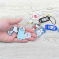 Japan Peanuts Acrylic Name Tag Keychain - Snoopy : Light Blue - 2