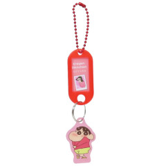 Japan Crayon Shin-chan Acrylic Name Tag Keychain - Shinnosuke Nohara : Shy Red