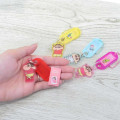 Japan Crayon Shin-chan Acrylic Name Tag Keychain - Shinnosuke Nohara : Shy Red - 2