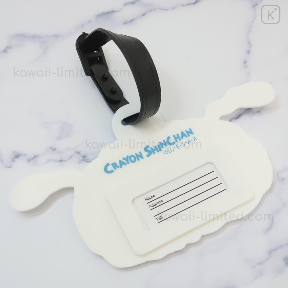 Japan Crayon Shin-chan Luggage Tag - Shiro