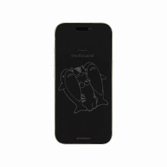 Japan Mofusand iPhone 16 Pro Glass Screen Protector - Shark Cat