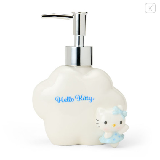 Japan Sanrio Soap Bottle - Hello Kitty : Angel Blue - 1