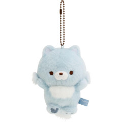 Japan San-X Mascot Holder - Aoikoookami Blue Wolf : Aokogu Sleepover
