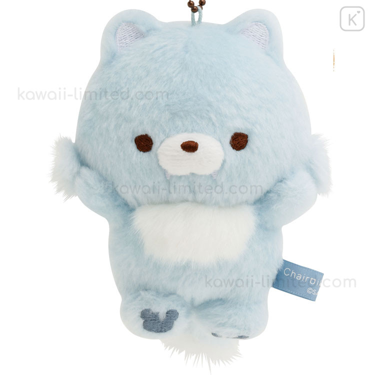 AMAKUMA カモスケ Rilakkuma Blue Wolf Posing Plush Gimmick Aoi ko ookami