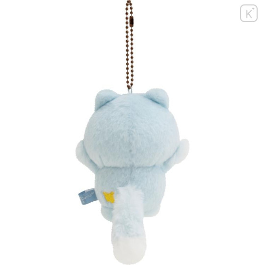 Japan San-X Mascot Holder - Aoikoookami Blue Wolf : Aokogu Sleepover - 3