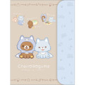 Japan San-X Double-sided A4 Clear Holder - Chairoikoguma : Aokogu Sleepover - 1