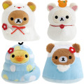 Japan San-X Tenori Plush (SS) Set - Rilakkuma : New Year's Zodiac Year of the Snake - 1