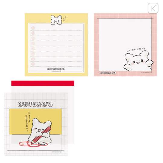 Japan Sanrio Square Memo - Hanamaruobake : Flower Mark - 3