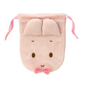 Japan Sanrio Plush Drawstring Bag - Marron Cream - 1