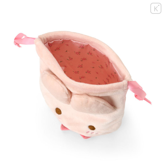 Japan Sanrio Plush Drawstring Bag - Marron Cream - 2