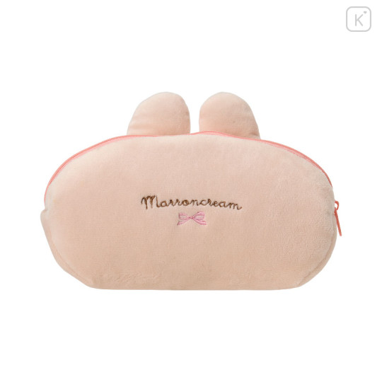 Japan Sanrio Face Pouch - Marron Cream - 2