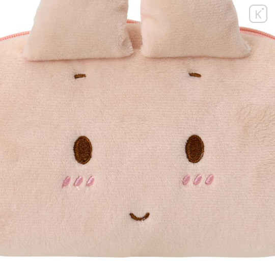 Japan Sanrio Face Pouch - Marron Cream - 4