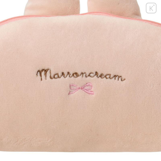 Japan Sanrio Face Pouch - Marron Cream - 5