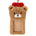 Japan Sanrio Original Fluffy Fabric Trading Card Holder - Tiny Chum : Enjoy Idol - 2
