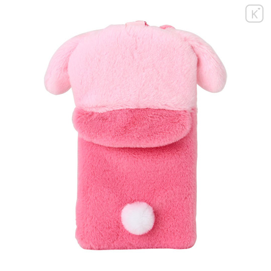 Japan Sanrio Original Fluffy Fabric Trading Card Holder - My Melody : Enjoy Idol - 3