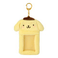 Japan Sanrio Original Fluffy Fabric Trading Card Holder - Pompompurin : Enjoy Idol - 1