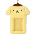 Japan Sanrio Original Fluffy Fabric Trading Card Holder - Pompompurin : Enjoy Idol - 2