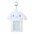 Japan Sanrio Original Fluffy Fabric Trading Card Holder - Cinnamoroll : Enjoy Idol - 1
