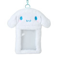 Japan Sanrio Original Fluffy Fabric Trading Card Holder - Cinnamoroll : Enjoy Idol - 2