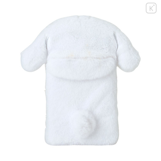 Japan Sanrio Original Fluffy Fabric Trading Card Holder - Cinnamoroll : Enjoy Idol - 3