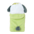 Japan Sanrio Original Fluffy Fabric Trading Card Holder - Pochacco : Enjoy Idol - 3