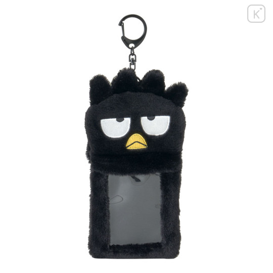 Japan Sanrio Original Fluffy Fabric Trading Card Holder - Badtz-maru : Enjoy Idol - 1