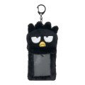 Japan Sanrio Original Fluffy Fabric Trading Card Holder - Badtz-maru : Enjoy Idol - 1