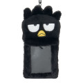 Japan Sanrio Original Fluffy Fabric Trading Card Holder - Badtz-maru : Enjoy Idol - 2