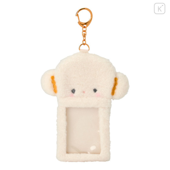 Japan Sanrio Original Fluffy Fabric Trading Card Holder - Cogimyun : Enjoy Idol - 1
