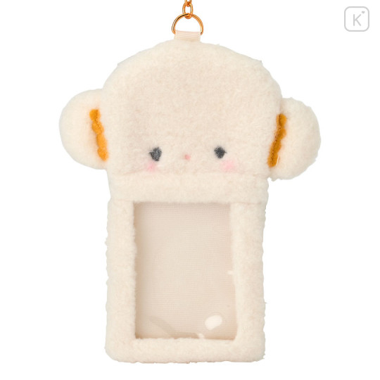 Japan Sanrio Original Fluffy Fabric Trading Card Holder - Cogimyun : Enjoy Idol - 2