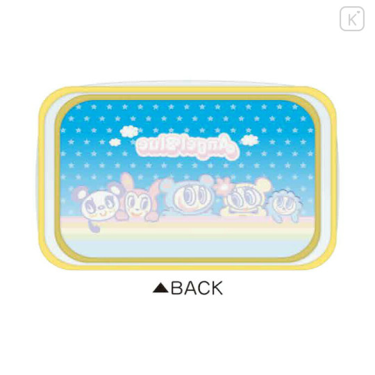 Japan Angel Blue Clear Pouch - Friends Rainbow - 2