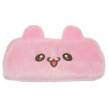 Japan Loveez Fluffy Plush Pen Case - Pyonchi Face - 1
