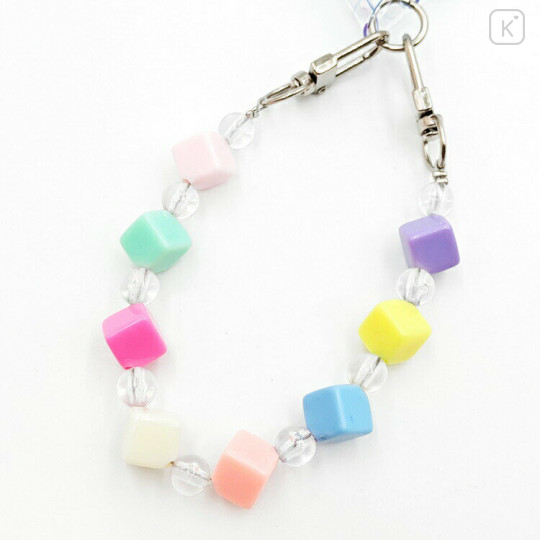 Japan Sanrio Clear Multi Case (S) - My Melody 50th Anniversary Colorful Bead Chain - 3