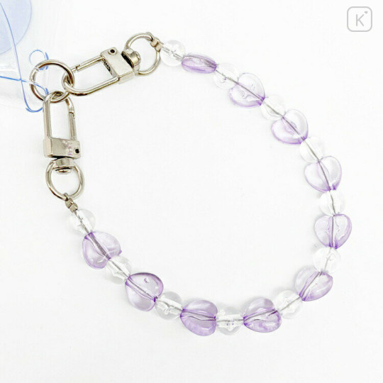 Japan Sanrio Clear Multi Case (SS) - My Melody 50th Anniversary Heart Bead Chain - 3