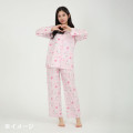 Japan Sanrio Broadcloth Shirt Pajamas (M) - Hello Kitty : Angel Pink - 5