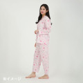 Japan Sanrio Broadcloth Shirt Pajamas (M) - Hello Kitty : Angel Pink - 6