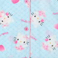 Japan Sanrio Broadcloth Shirt Pajamas (M) - Hello Kitty : Angel Light Blue - 4