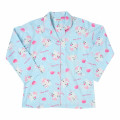 Japan Sanrio Broadcloth Shirt Pajamas (L) - Hello Kitty : Angel Light Blue - 2