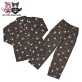 Japan Sanrio Broadcloth Shirt Pajamas (M) - Kuromi : Frill Crown Black - 1
