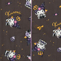 Japan Sanrio Broadcloth Shirt Pajamas (M) - Kuromi : Frill Crown Black - 4