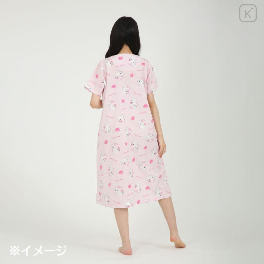 Japan Sanrio Short Sleeve Room Dress - Hello Kitty : Angel Pink - 5