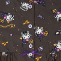 Japan Sanrio Short Sleeve Room Dress - Kuromi : Frill Crown Black - 2