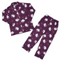 Japan Sanrio Shirt Pajamas (M) - Hello Kitty : Butterfly Gray - 1