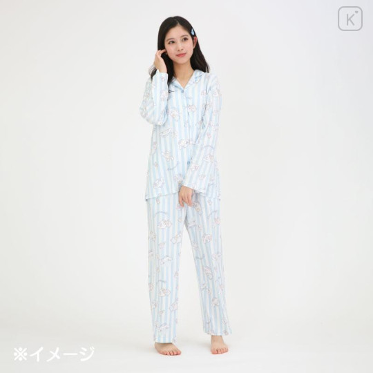 Japan Sanrio Shirt Pajamas (M) - Cinnamoroll : Sleepy - 5