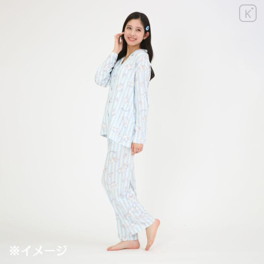 Japan Sanrio Shirt Pajamas (M) - Cinnamoroll : Sleepy - 6